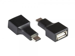 Alcasa USB-AD201 adapter för USB-C- till USB-A-kablar, svart