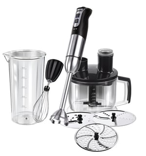 MPM MBL-11 blender 1,75 l Blender immersyjny 800 W Czarny, Stal nierdzewna, Przezroczysty
