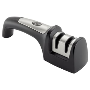BALLARINI 18615-000-0 Knife Sharpener Pull-Through Knife Sharpener Black, Stainless Steel