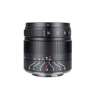 7Artisans 55 mm F1.4 MKII Mirrorless-Objektiv Standardobjektiv Schwarz