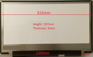 CoreParts MSC140F30-283M reservdel till bildskärmar Skärm