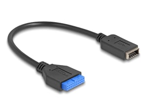 DeLOCK 5 Gbps USB Cable Pin Connector, Female to Internal USB Type-E, with Key A, Female, 25 cm
