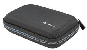 NATEC NET-2053 Hard Drive Case, Polyester, Black