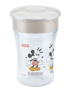 NUK Disney Mickey Mouse Magic Cup 230ml miseczka Szary Orzeźwiające napoje 1 szt.