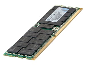 HPE 16 GB (1x16 GB) Quad Rank x4 PC3-8500 (DDR3-1066) Registered CAS-7 minneskit, 240-stifts DIMM-minnesmodul med ECC-korrigering