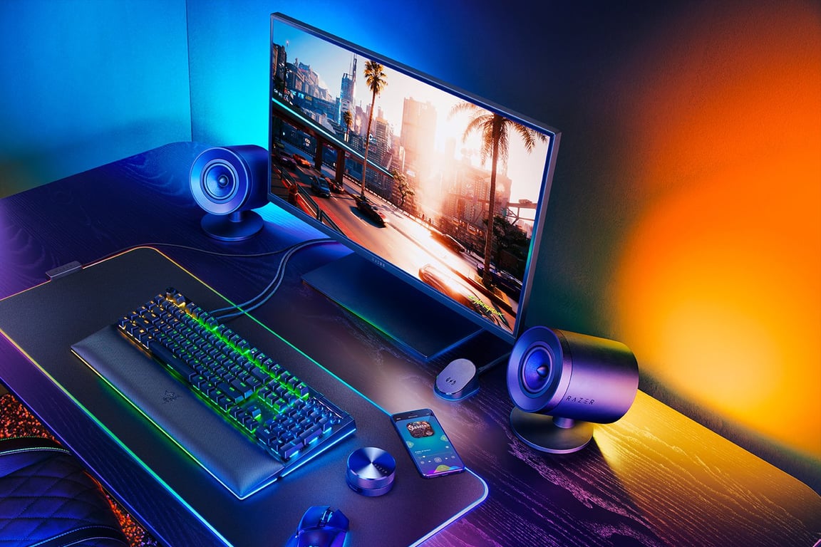 Razer Nommo V2 Pro Pełny zasięg Czarny Przewodowy i Bezprzewodowy