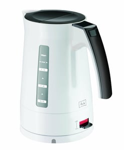 Melitta Enjoy Aqua vattenkokare 1,7 l 2400 W Svart, Vit