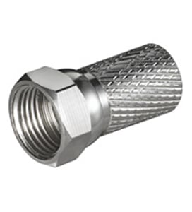 Goobay WEF 7 C 20 mm Cu BIG NUT Silber