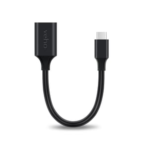 Veho VCL-220-USBCA USB-Kabel USB 3.2 Gen 1 (3.1 Gen 1) 0,15 m USB-C auf USB-A Schwarz