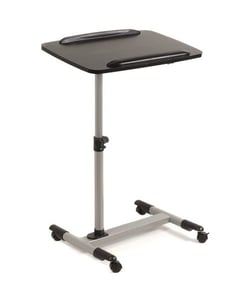 Maclean MC-671 Laptop Stand Notebook Stand Black, Silver 43.2 cm (17")