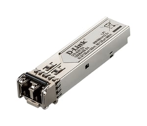 D-Link DIS‑S301SX nätverksrelämodul, fiberoptik 1000 Mbit/s mini-GBIC
