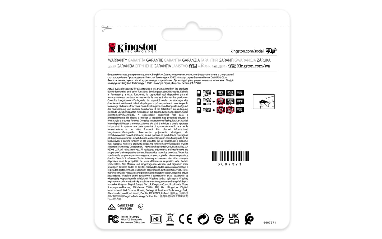 Kingston Technology Karta 8GB microSDHC Industrial C10 A1 pSLC + adapter SD