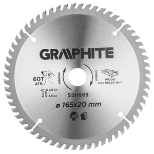 Graphite 55H689 ostrze do piły tarczowej 1 szt.