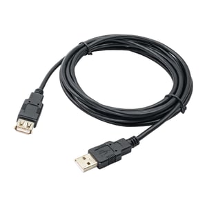 Akyga AK-USB-19 USB 2.0 Cable, 3 m, USB-A, Black