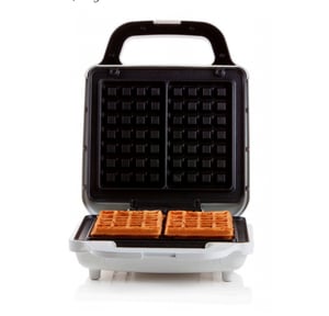 Domo DO9222W våffeljärn för 2 våfflor, 900 W, svart, vit