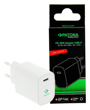 PATONA 2592 ładowarka do urządzeń przenośnych Telefon komórkowy Biały USB Wewnętrzna