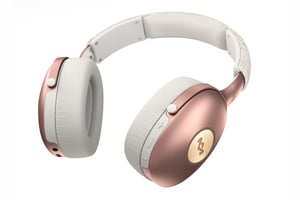 The House Of Marley Positive Vibration XL Trådlösa hörlurar med huvudband Musik USB Type-C Bluetooth Koppar, Vit