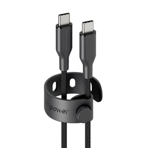PanzerGlass empower™ by ® Racing 60W USB-C to USB-C Cable | USB 2.0 | 1.2M | Space Black kabel USB Czarny