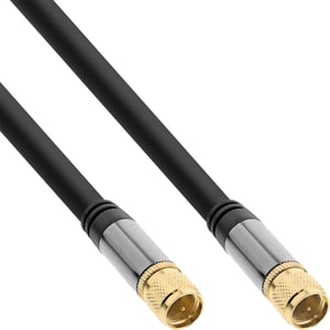 InLine 69103P kabel koncentryczny 3 m F-Typu Czarny