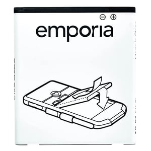 Emporia AK-V50-4G-BC Ersatzteil für Mobiltelefon Akku Schwarz, Weiß