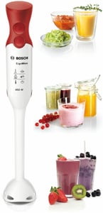 Bosch MSM64010 Stabmixer, 450 W, rot, weiß