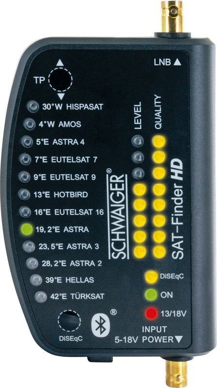 Schwaiger SF9003BT wyszukiwarka satelitarna 950 - 2150 MHz Cyfrowy 1 szt.