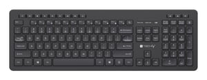 Techly ICTWC006-US tangentbord Hem/Kontor RF trådlöst QWERTY US English Svart