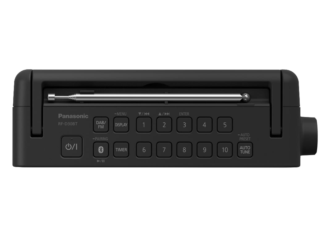 Panasonic RF-D30BTEG Przenośny Cyfrowy Czarny, Szary