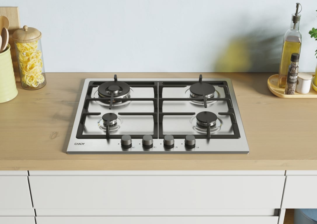фото Варильна поверхня газова Candy CHG6BR4WX