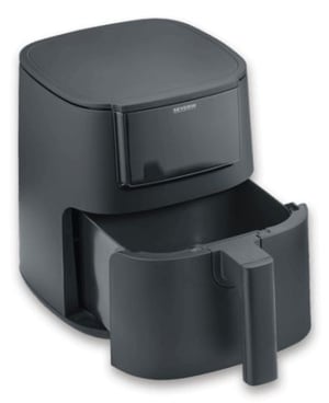Severin FR 2461 Single 4 L Standalone 1300 W Hot Air Fryer Black