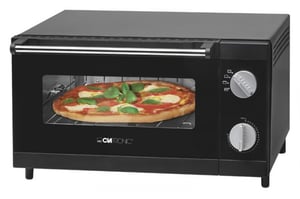 Clatronic MPO 3520 Pizza Oven, 1 pizza(e), 1000 W, Black