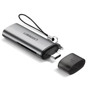 Ugreen 50704 USB 3.2 Gen 1 (3.1 Gen 1) Type-C-kortläsare, grå