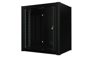 Lanview RWM12U45BL 12U-Rack, Hängeschrank, schwarz