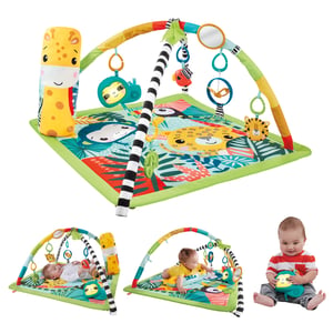 Fisher-Price HJW08 Play/Exercise Mat Fabric, Plastic Multicolor Baby Play Mat