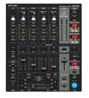 Behringer DJX750 mikser audio 5 kan. 10 - 55000 Hz