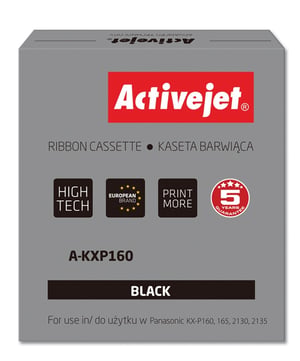 Activejet Taśma barwiąca A-KXP160 (zamiennik Panasonic KXP160; Supreme; czarny)