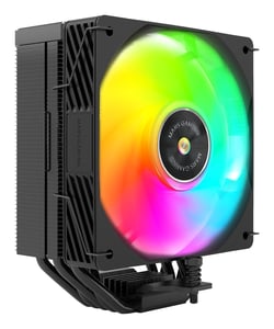 Mars Gaming MCPUX5ARGB PC-Kühlsystem, Prozessor-Luftkühler, 12 cm, schwarz, 1 Stück.