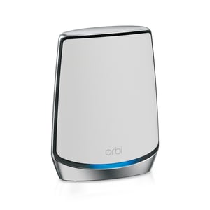 NETGEAR Orbi RBS850 AX6000 WiFi 6 Mesh-Satellit Tri-Band (2,4 GHz/5 GHz/5 GHz) Wi-Fi 6 (802.11ax) Grau, Weiß 4 Innen