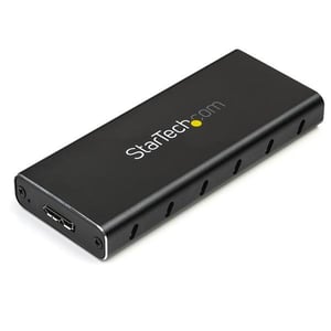 StarTech SM21BMU31C3 obudowa do dysków twardych Obudowa SSD Czarny, Srebrny M.2