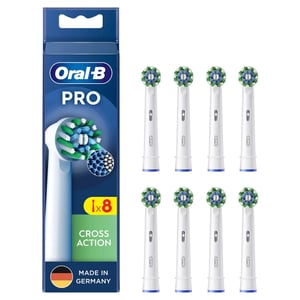 Oral-B CrossAction, 8-pack, White
