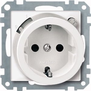 Merten 233819 Type F Outlet, White