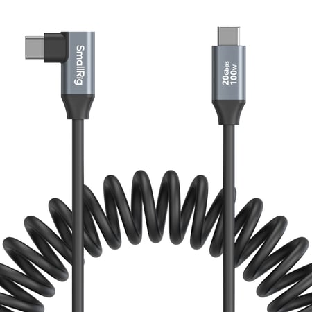 SmallRig 4792 kabel USB USB 3.2 Gen 1 (3.1 Gen 1) USB C 20 Gbit/s 100 W Czarny, Szary