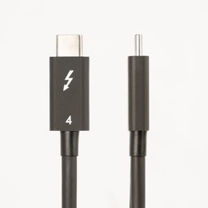 StarTech TBLT4MM50CM kabel Thunderbolt 0,5 m 40 Gbit/s Czarny