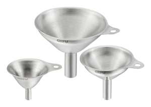 GEFU VERSARE Kitchen Funnel, 3-piece set. Stainless steel