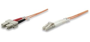 Intellinet 470353 InfiniBand-/fiberoptisk kabel 1 m LC SC, flerfärgad, orange