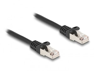 DeLOCK RJ50-Stecker auf RJ50-Stecker S/FTP-Kabel, 0,25 m, schwarz