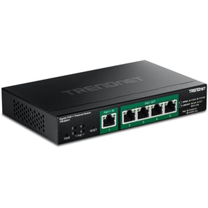 Trendnet TPE-B541 przełącznik sieciowy Zarządzany Gigabit Ethernet (10/100/1000) Obsługa PoE Czarny