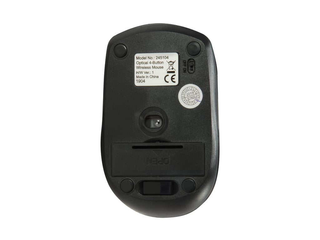 Equip 245104 myszka Podróżniczy Oburęczny RF Wireless Optyczny 1600 DPI
