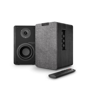 Energy Sistem Studio Monitor 4 Hi-Fi 2-vägs Grå, Trä Kabelansluten och Trådlös 50 W