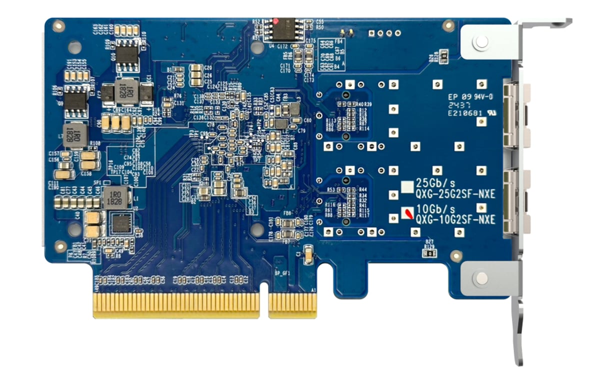 QNAP QXG-10G2SF-NXE karta sieciowa Wewnętrzny Włókno 10 Mbit/s